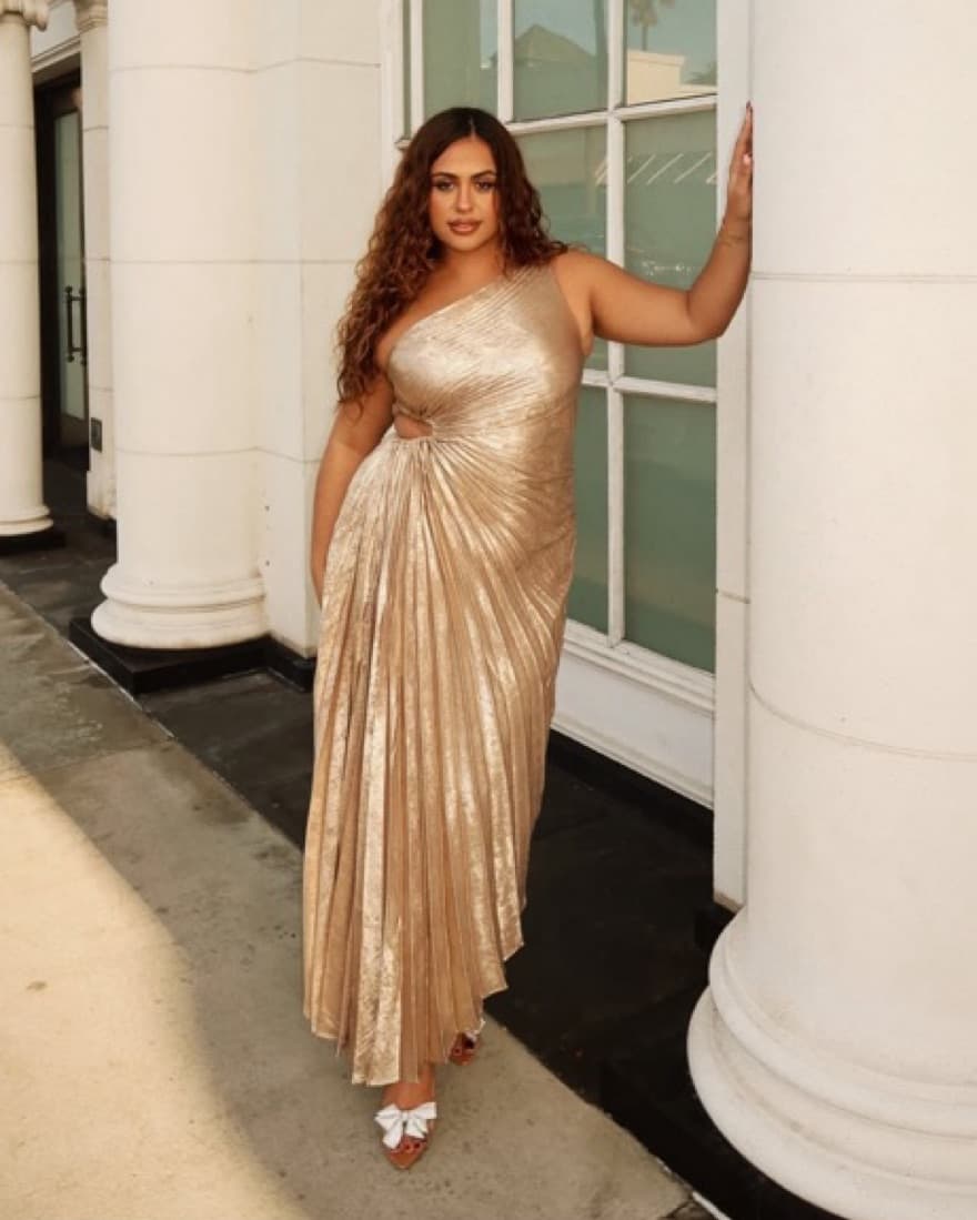 Athena One Shoulder Maxi - Image 4