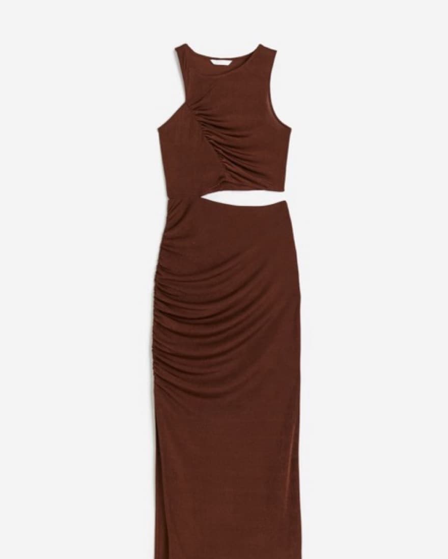 H&M Cutout Gather Maxi Dress - Image 1