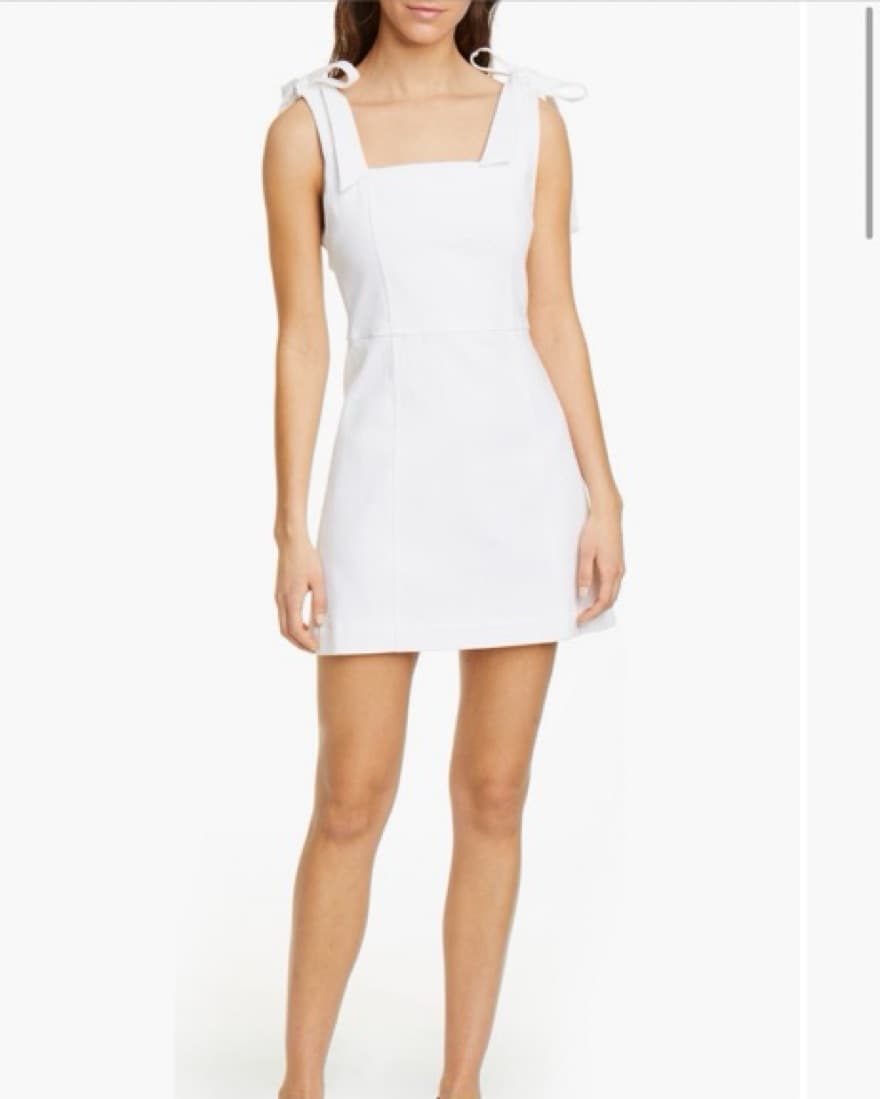 Alice And Olivia Maryann Tie Mini Dress - Image 2