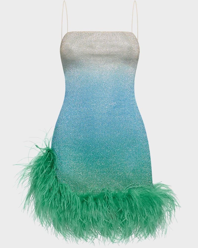 Oséree LUMIÈRE SHADE PLUMAGE MINI DRESS - Image 4