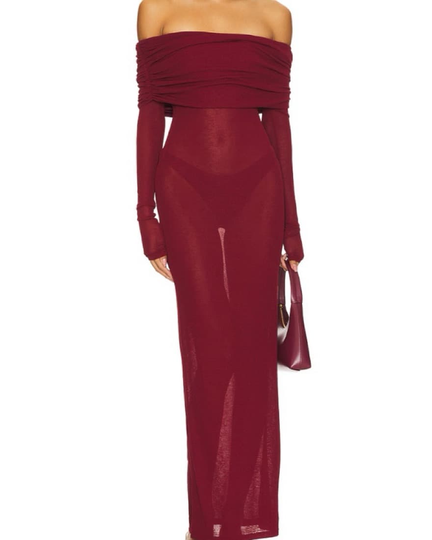 Superdown Maroon Gown - Image 1