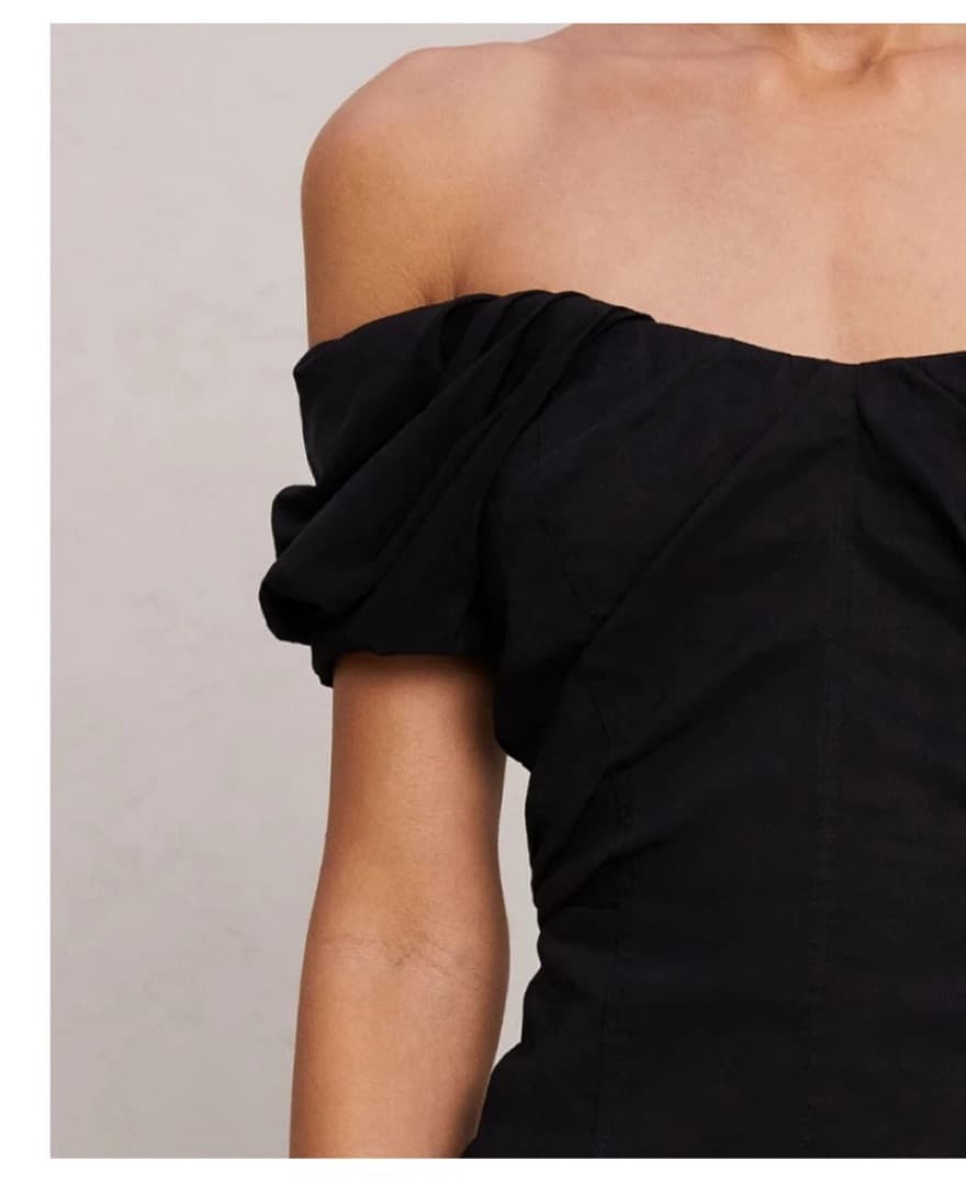 A.L.C. Nora Black Midi Dress - Image 2