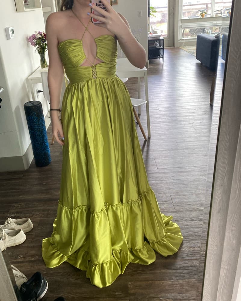 Green Mac Dougal Dress - Image 3