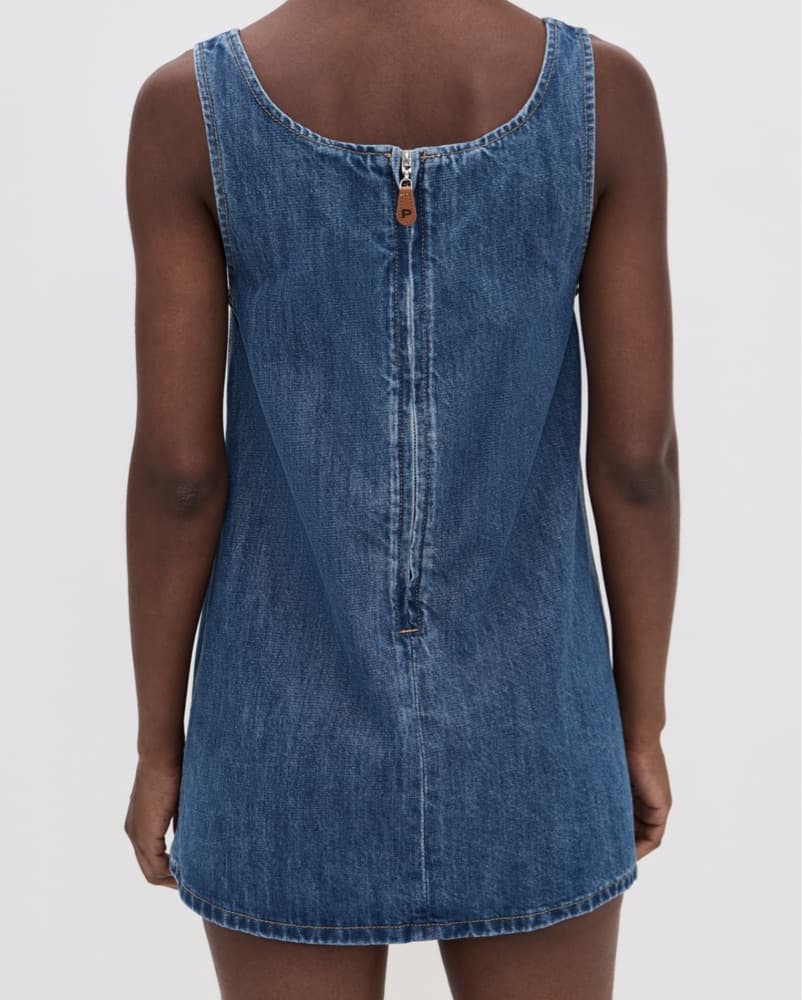 Parke Denim Mini Dress - Image 2