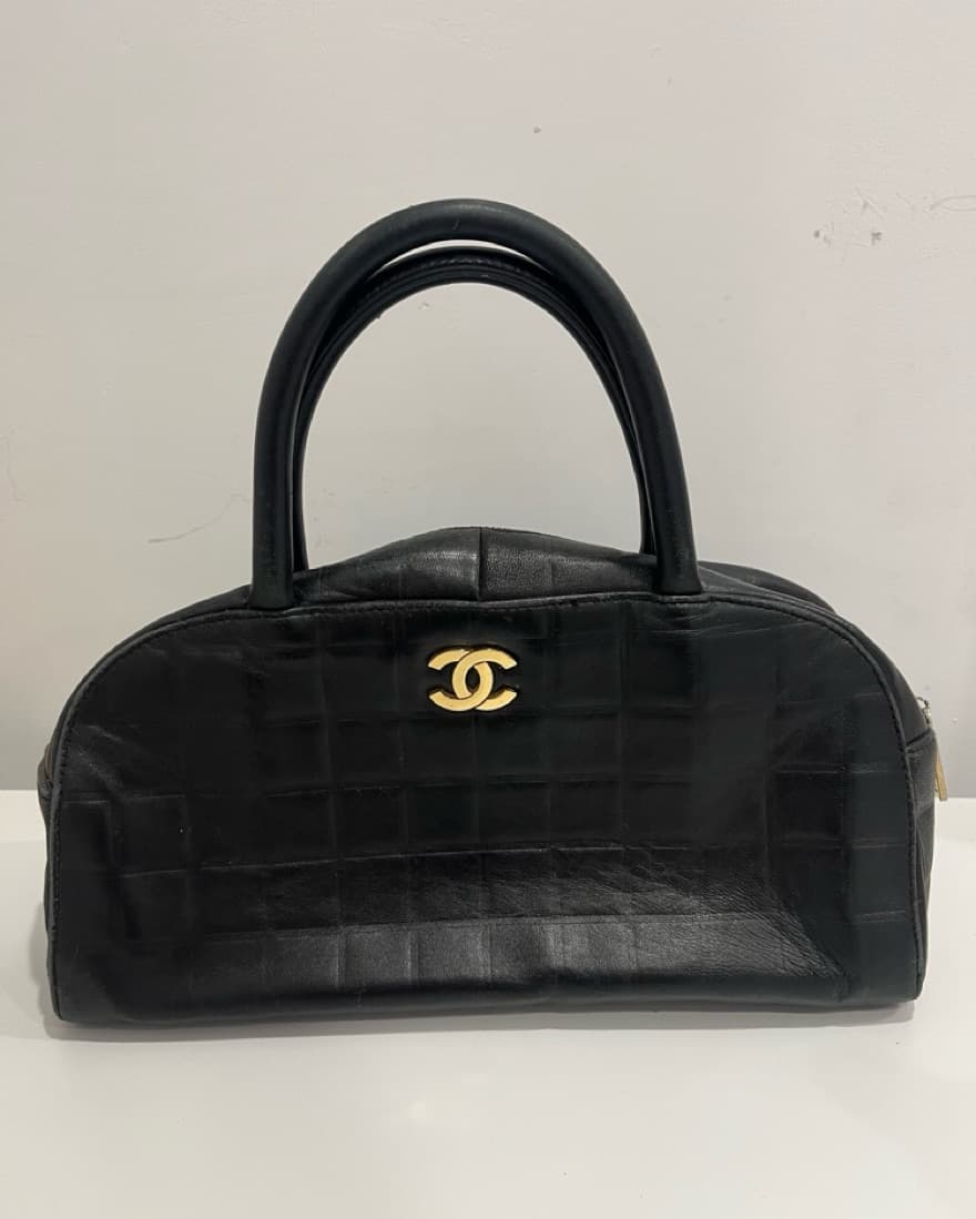 Vintage Black Chanel Bag - Image 1