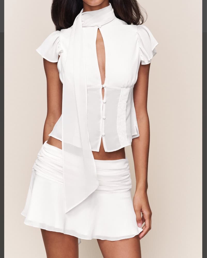 Danielle Guizio White Set - Image 1