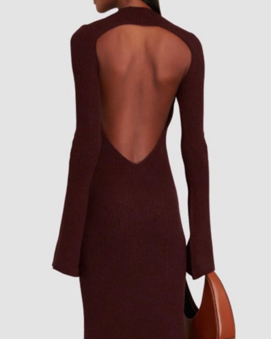Line by K sweater backless knit dress - Image 1