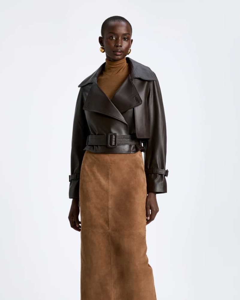 Brown Leather Jacket  - Image 1