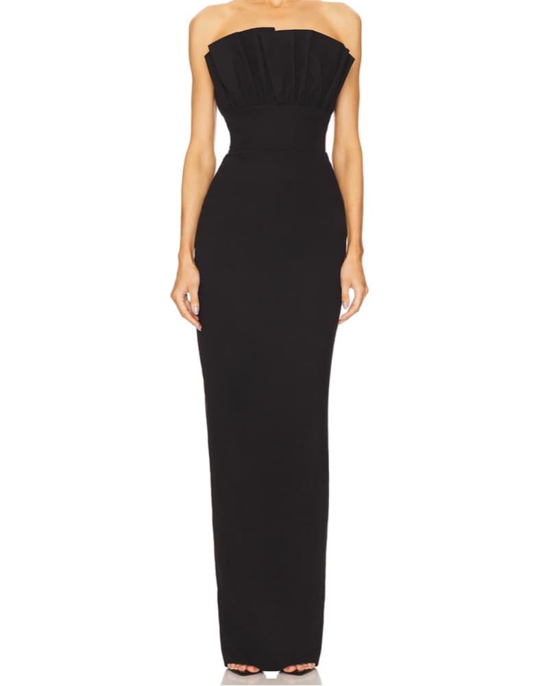 SAU LEE Black Gown - Image 1