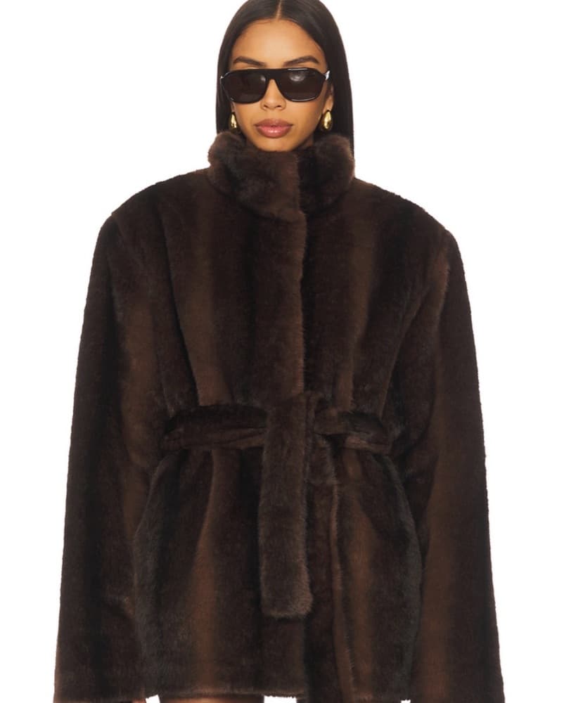 Lovers and Friends Faux Fur Jacket - Image 1