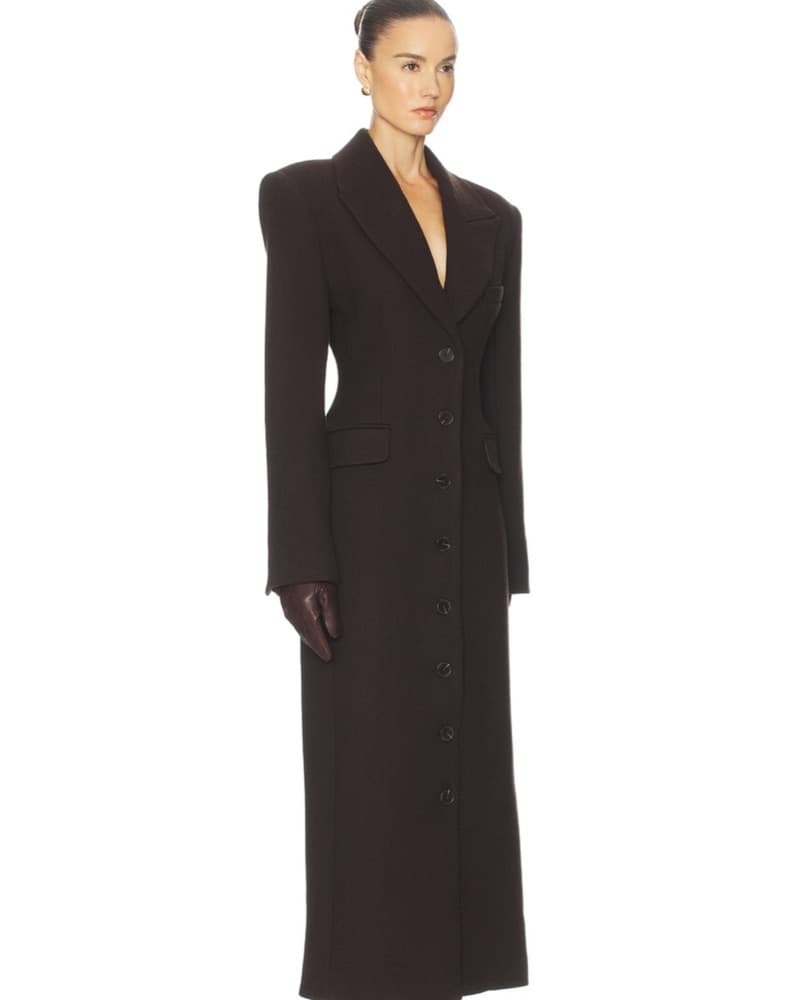 Helsa Structured Wool Coat - Image 2