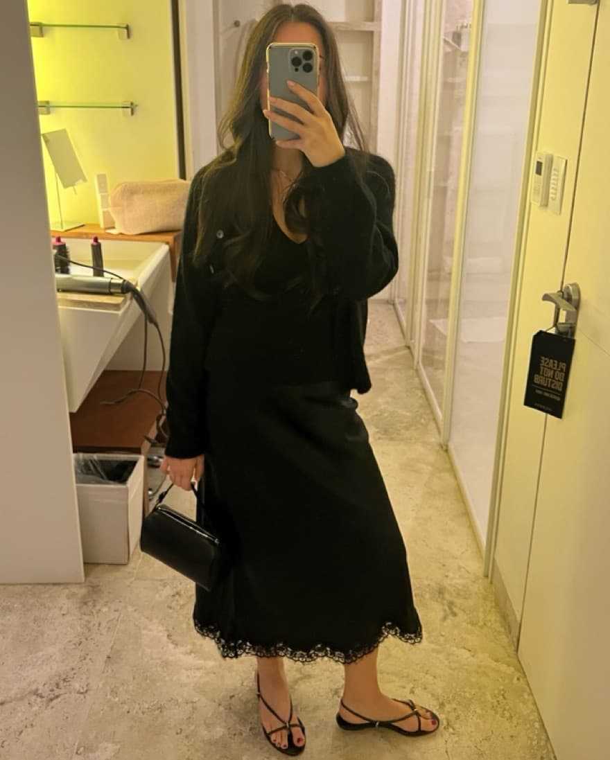 Silk Doen Skirt  - Image 2