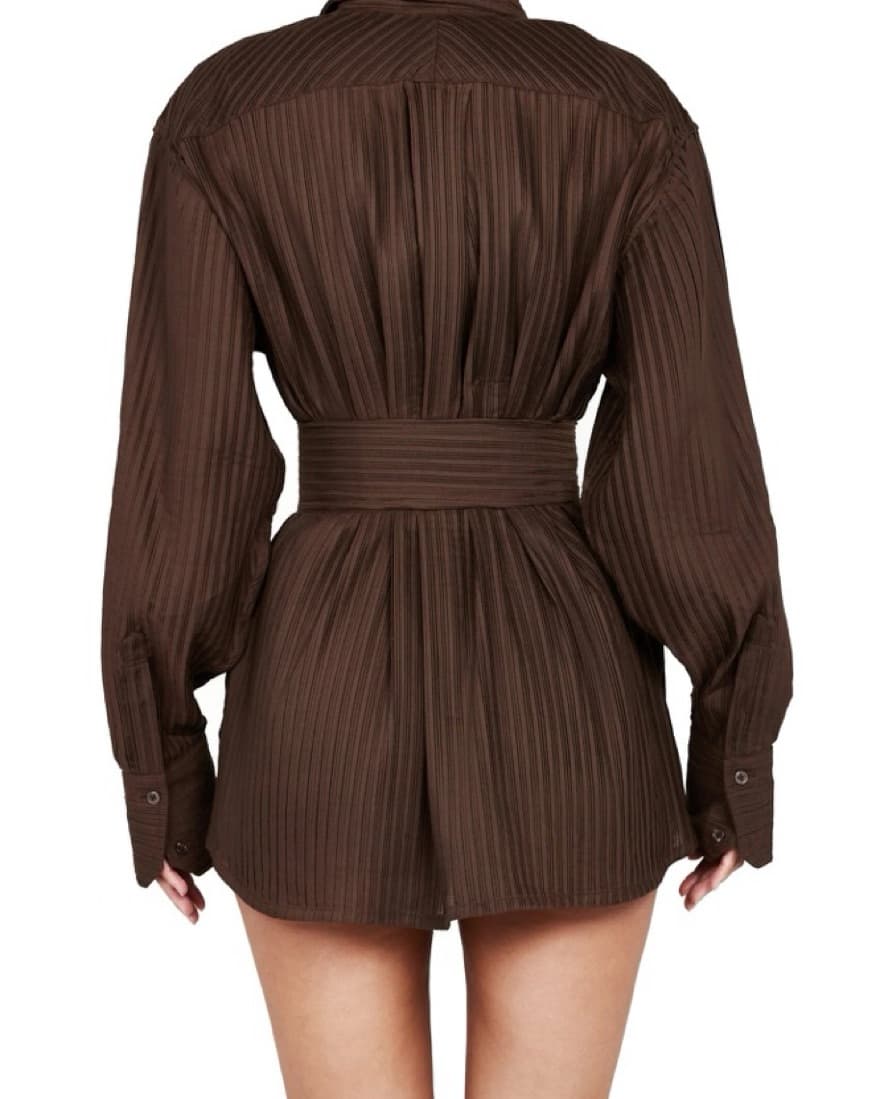 Titan Shirt In Cacao - Image 5