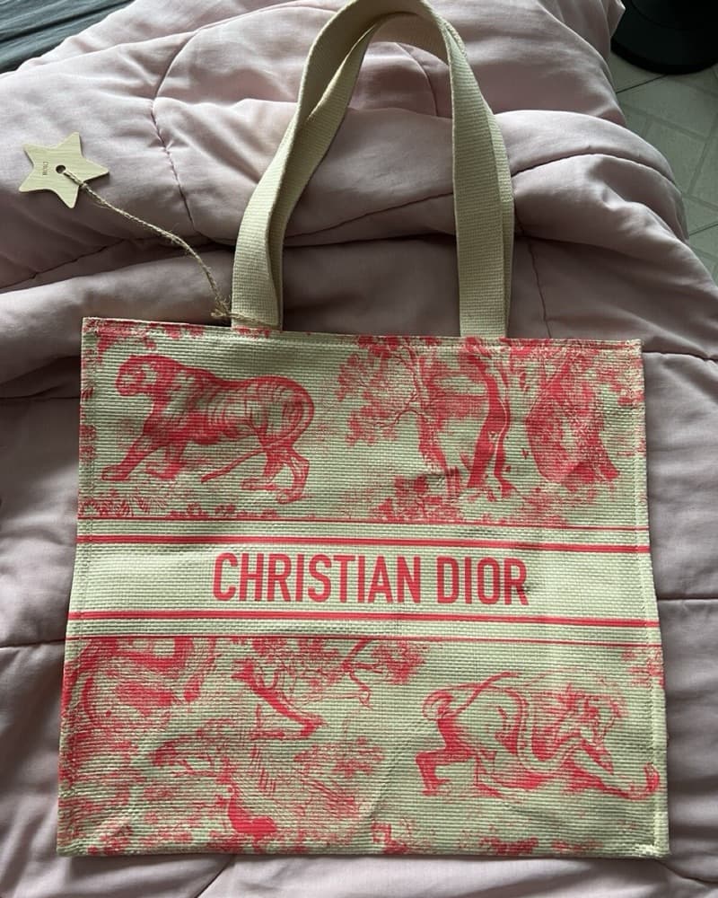 Christian Dior Dioriviera Straw Bag - Image 2