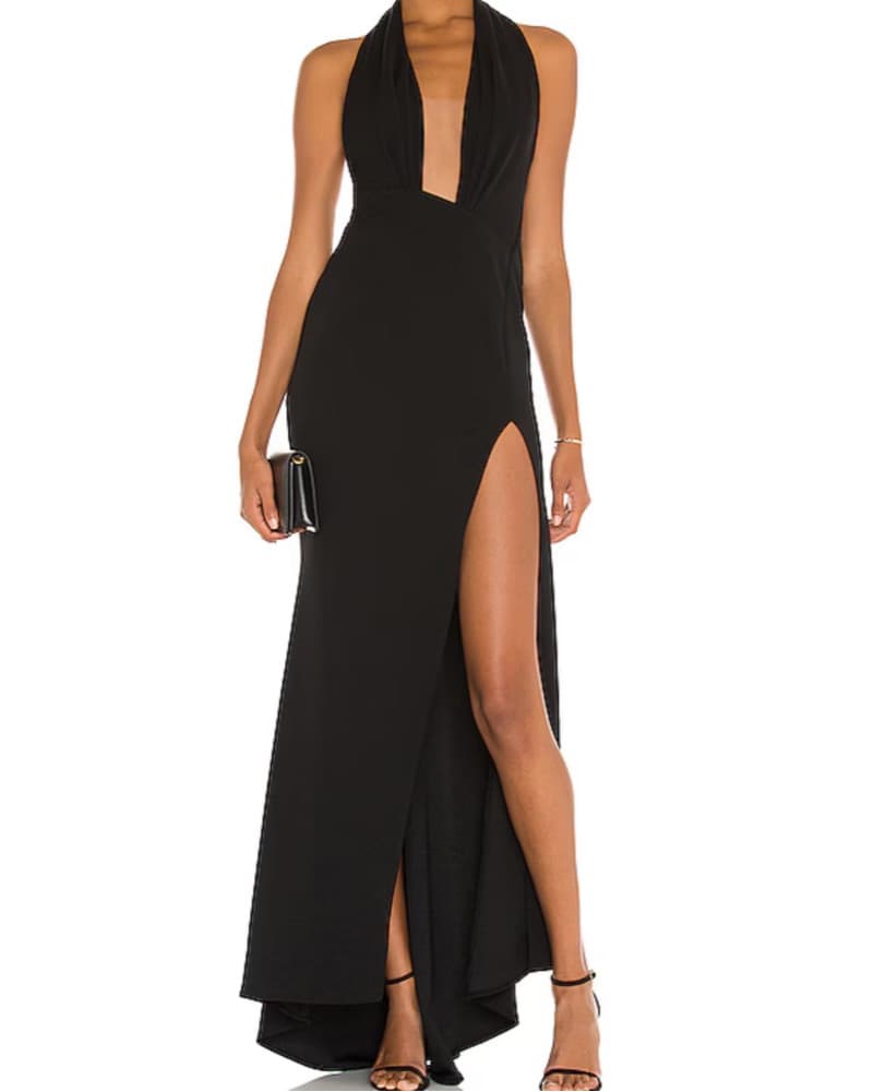 Legs For Days Gown in Black - Image 1