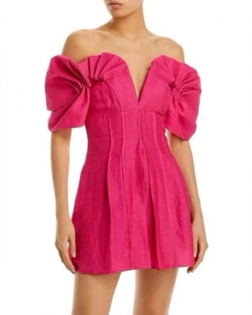 Asal Ruffled Off-Shoulder Dress - Image 5