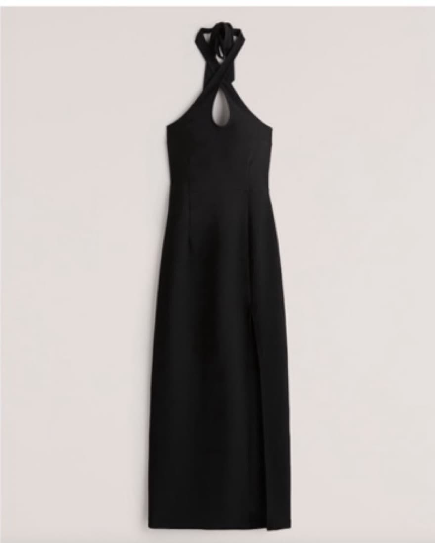 Abercrombie Keyhole Halter Maxi Dress - Image 1