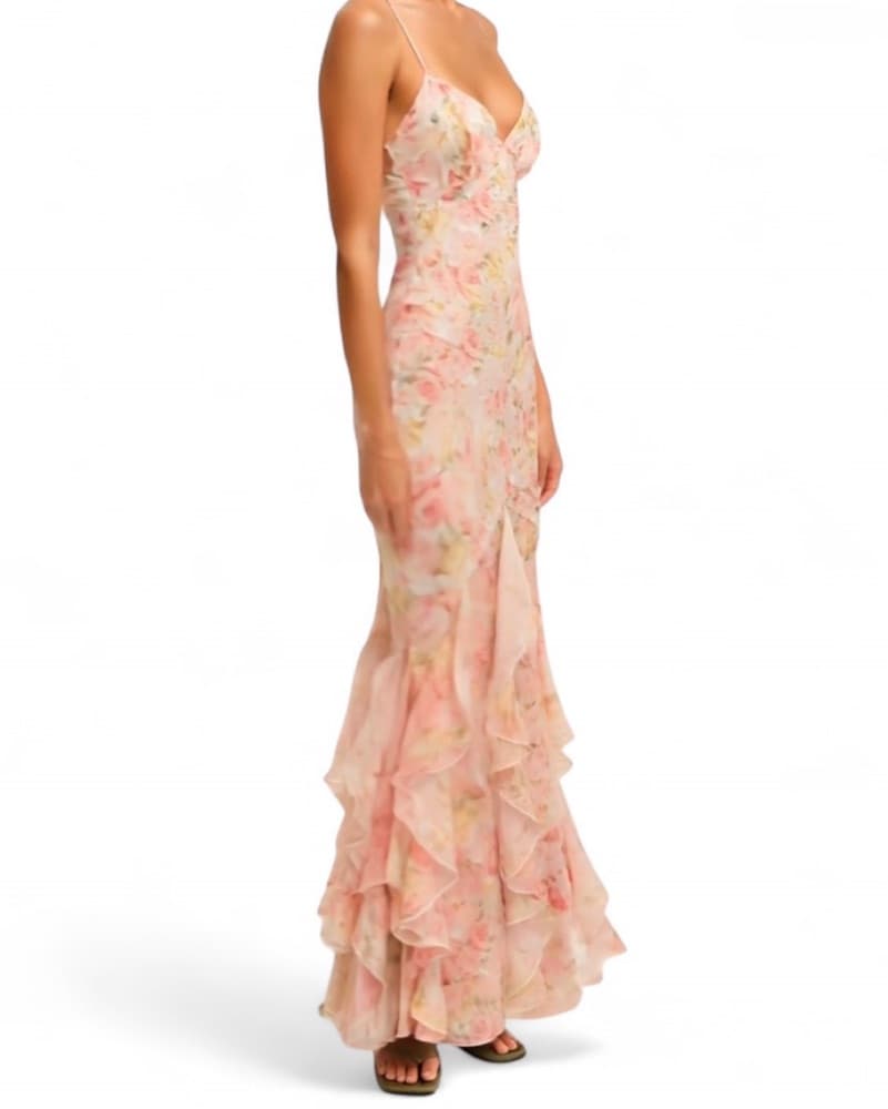 For Love and Lemons Elea Peach Maxi - Image 3