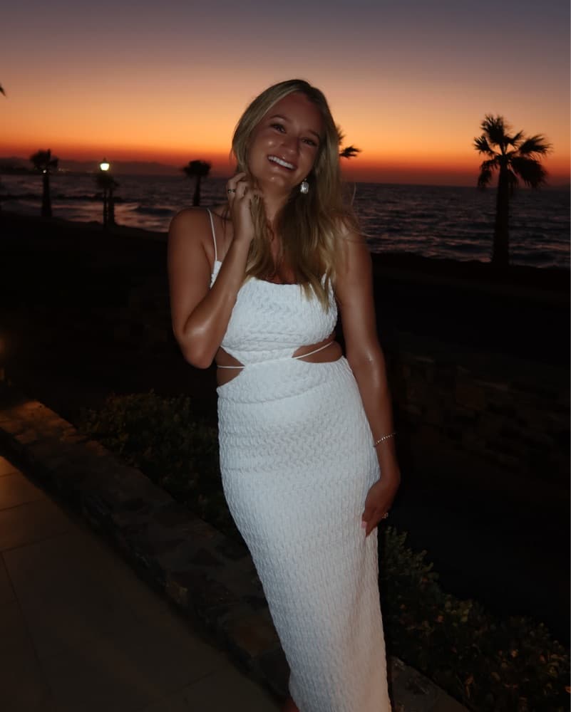 White Sabo Skirt Midi Dress - Image 4