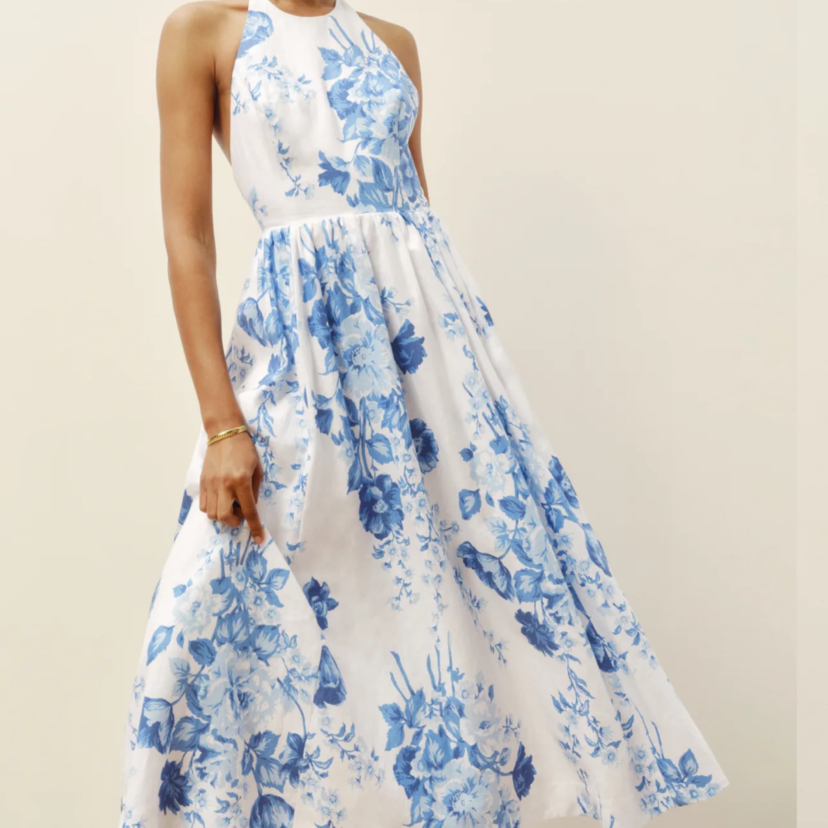 Petites Percy Linen Dress - Image 1