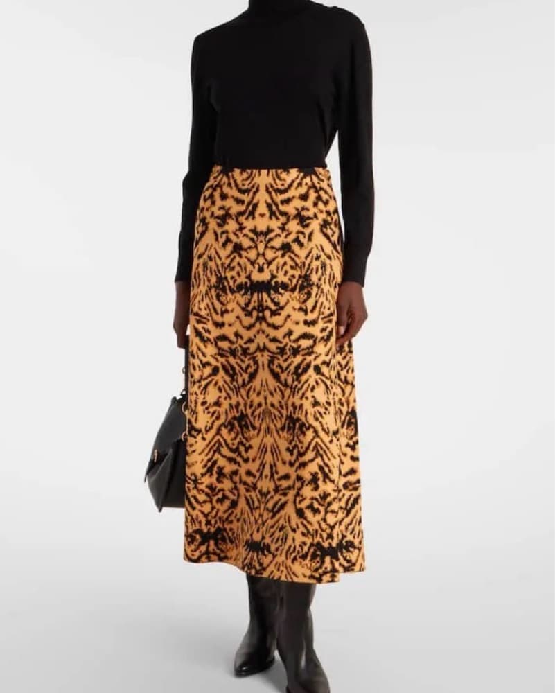Ulla Johnson Lani Tiger Skirt Size P - Image 5