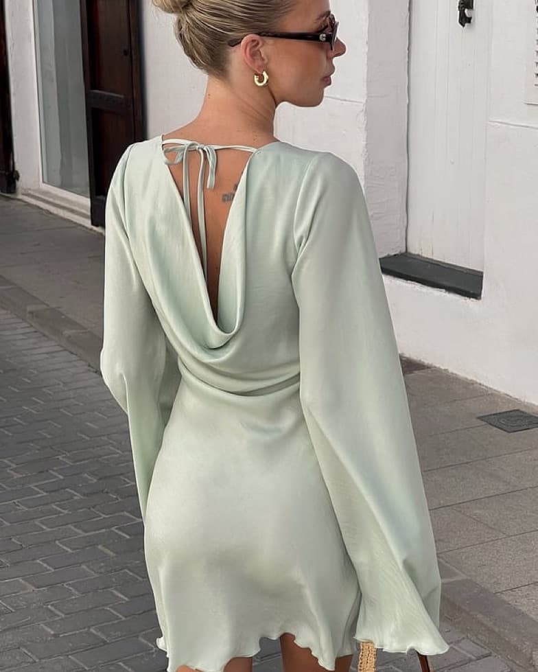 NAKD open back mini dress - Image 3