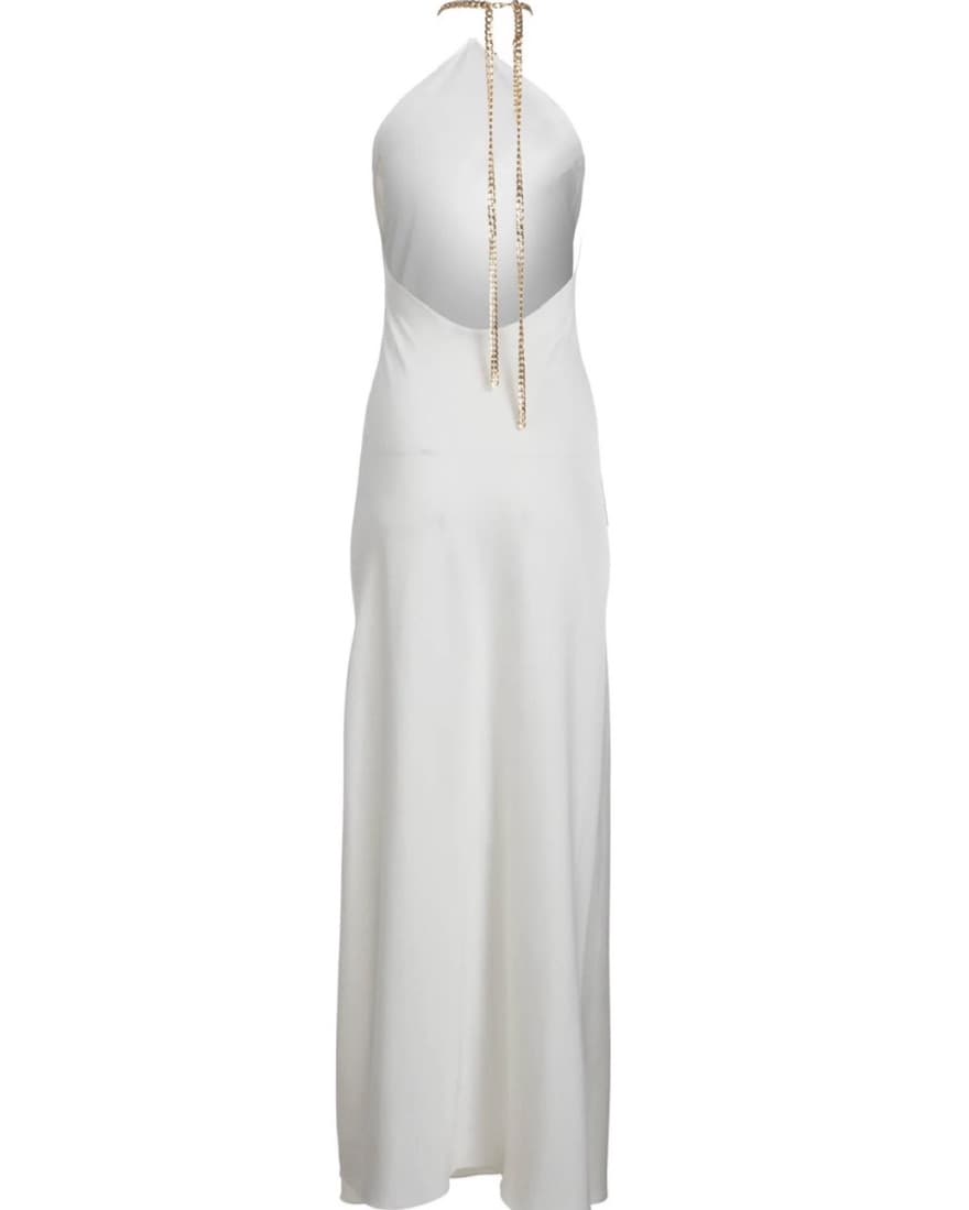 Dannijo White Gown With Chain  - Image 2