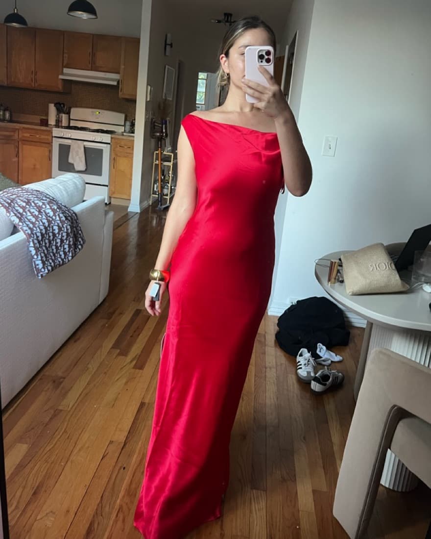 Red Staud Dress - Image 2