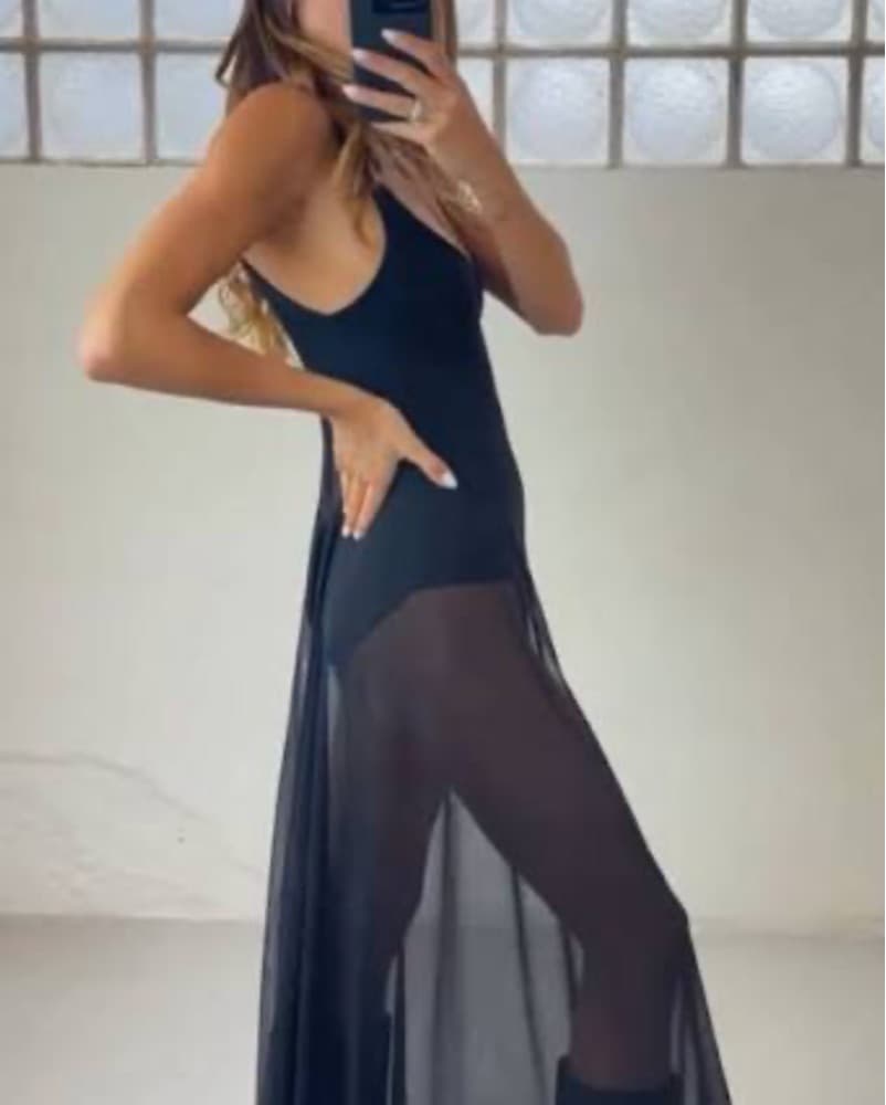 Insomnia Studio Swan Dress (Black) - Image 4