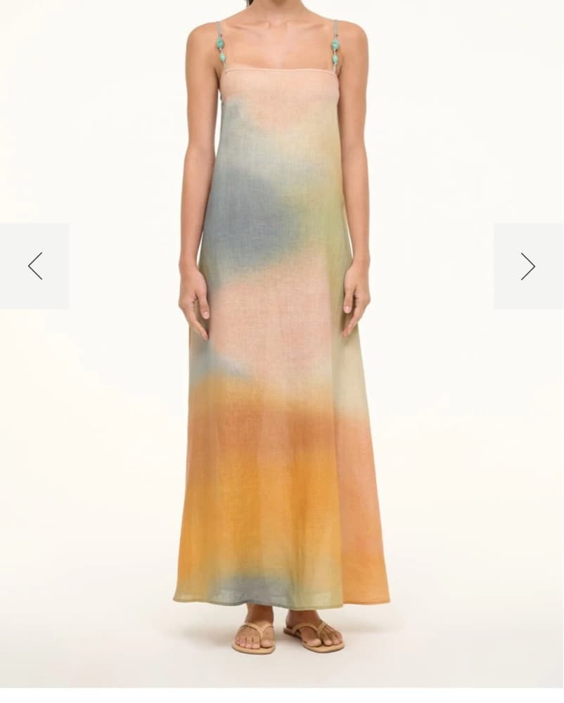 Staud Linen Long dress - Image 1