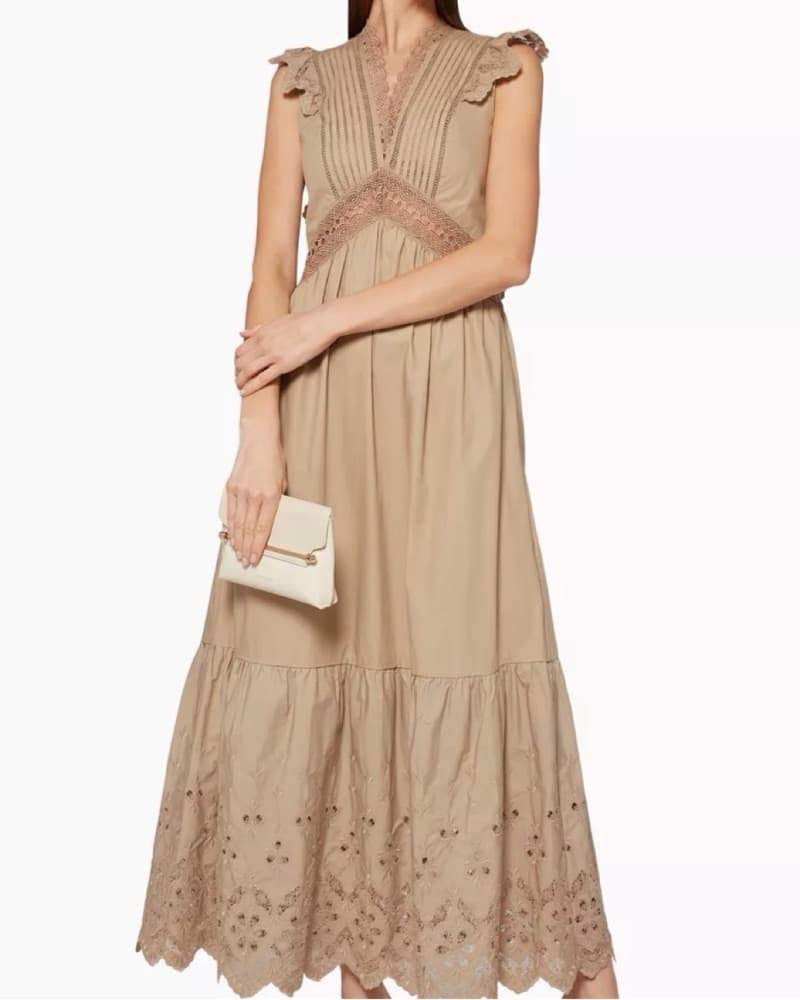 Self- Portrait Sleeveless Maxi Dress - Image 2