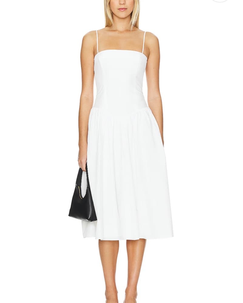 Delora Dress In White  - Image 4