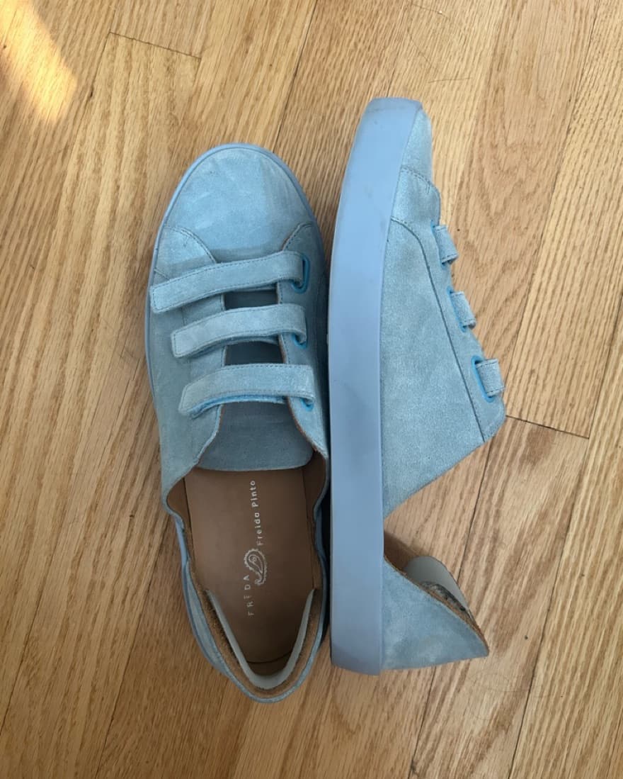 Blue Suede Sneakers - Image 3