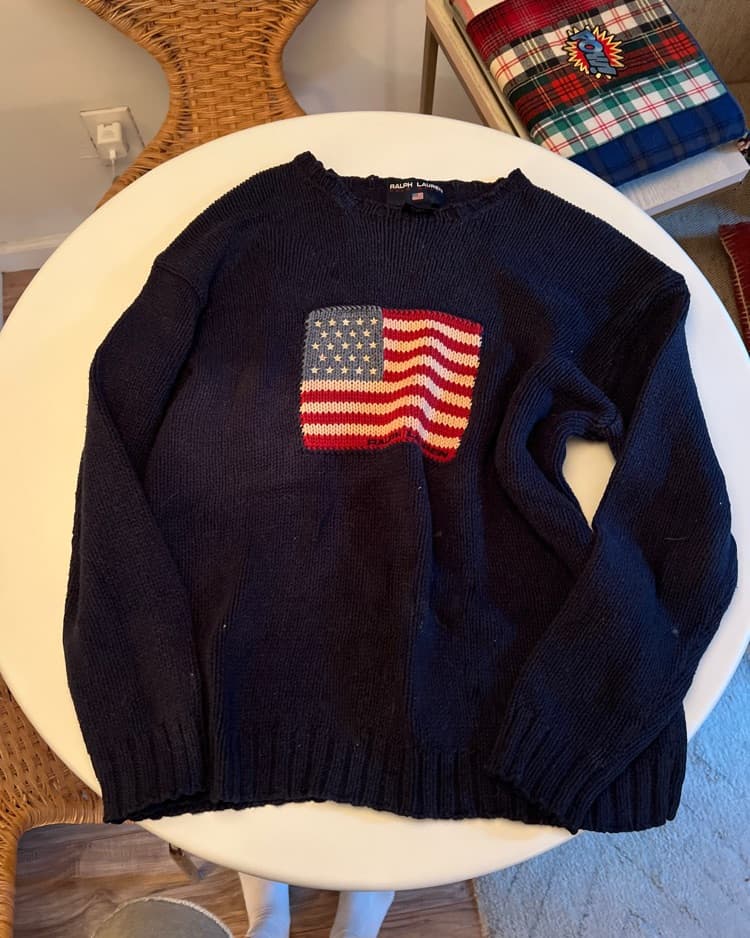 Ralph Lauren American Flag Sweater - Image 3