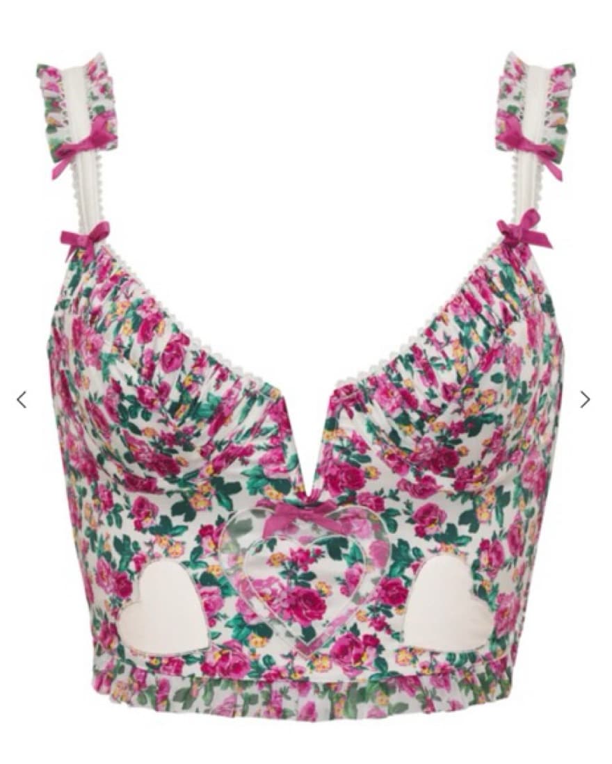For Love & Lemons Heart Bloom Bustier  - Image 1