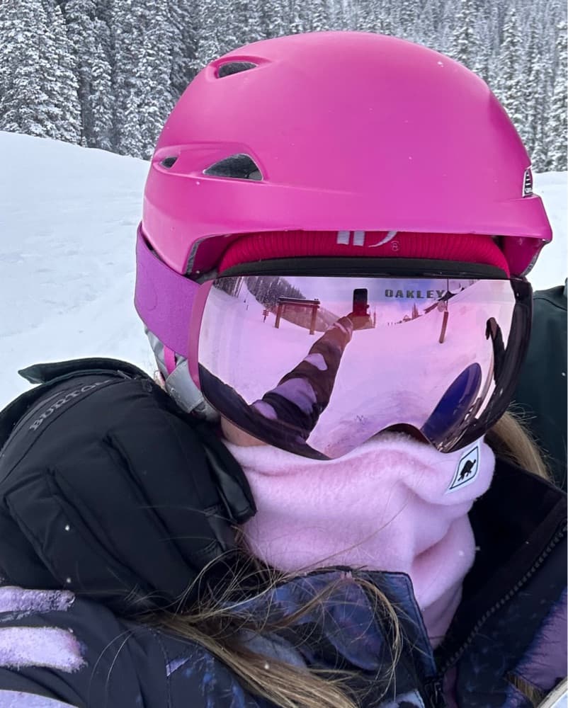 Pink Oakley Flight Deck Ski Goggles  - Image 2