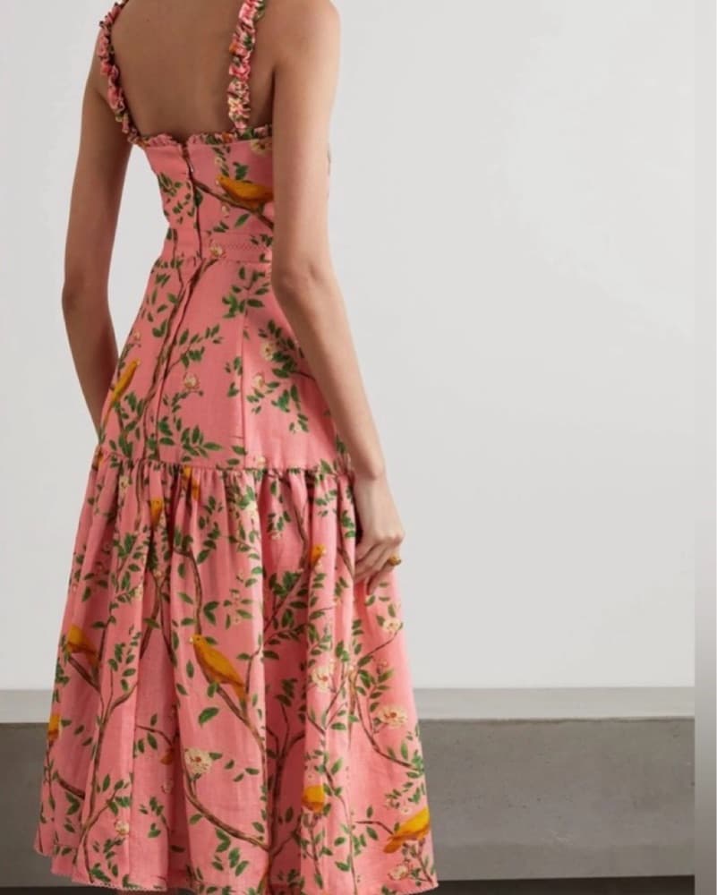 Agua by Agua Bendita Nispero Midi Dress  - Image 3