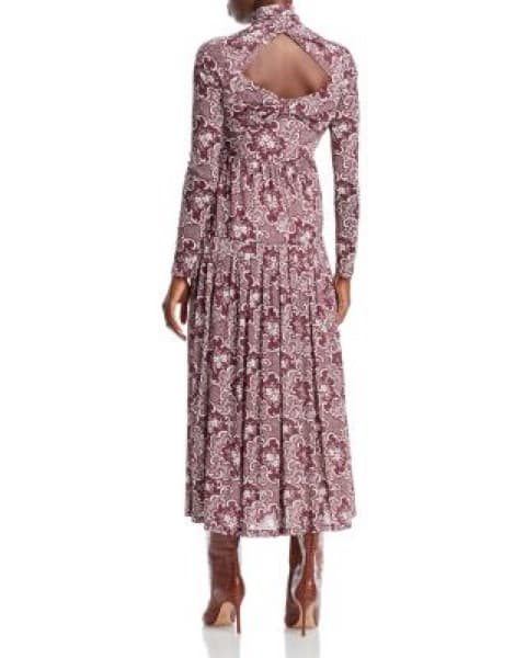 Red and Blue Floral Maxi Dress - Image 4