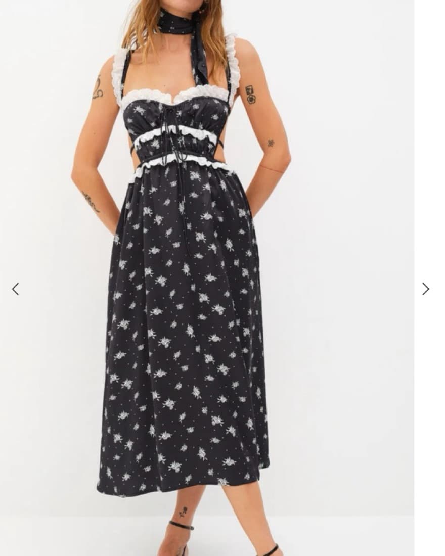 For Love and Lemons Darla Midi Dress - Image 1