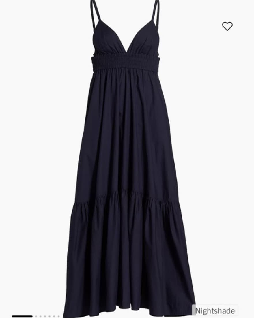 ALC Rhodes V Neck Tiered Maxi Dress - Image 4