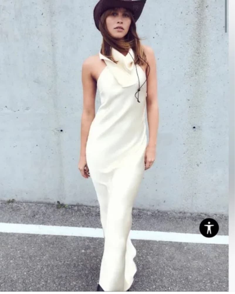 Silk Scarf Dress - Image 1