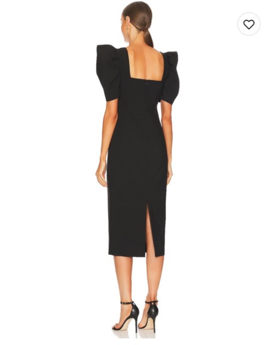 Revolve Midi Dress with Statememt Sleeve - Image 3