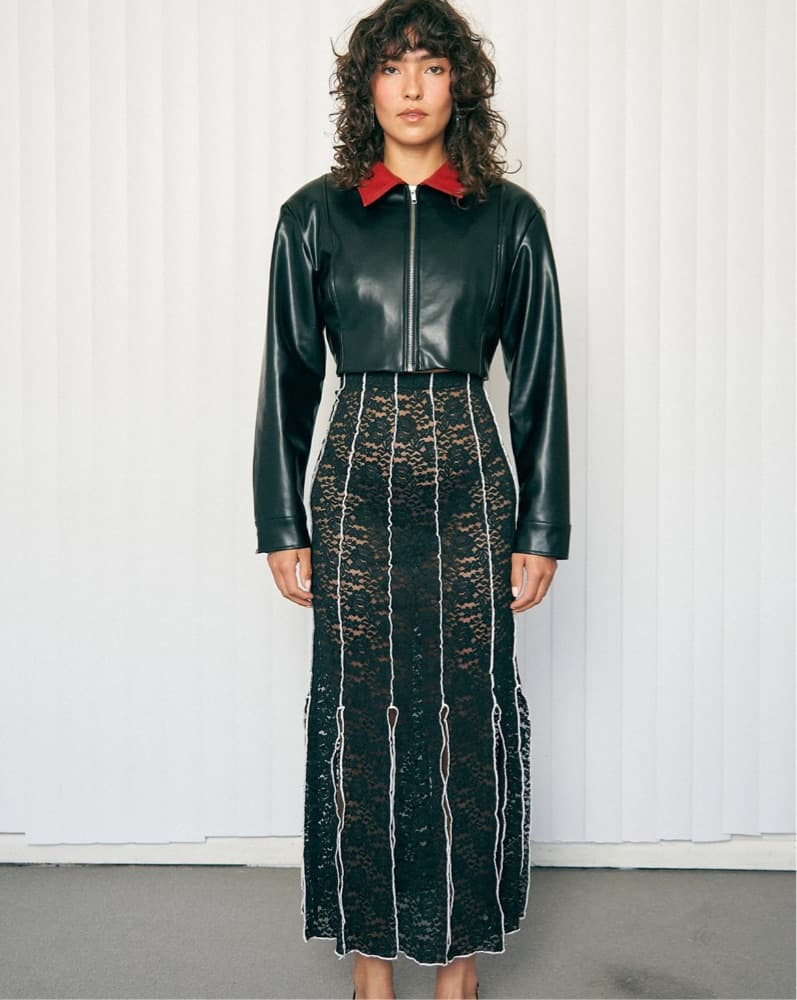 Fashion Brand Company Lace Maxi Skirt - Image 3