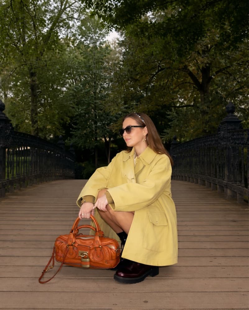 Chloe Paddington shoulder bag Tan Orange - Image 1
