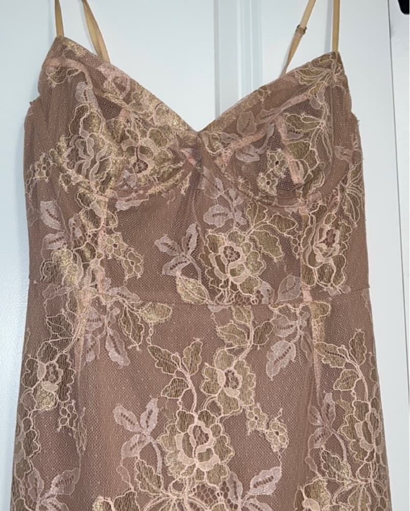 For Love & Lemons Dress - Pink & Gold  - Image 5