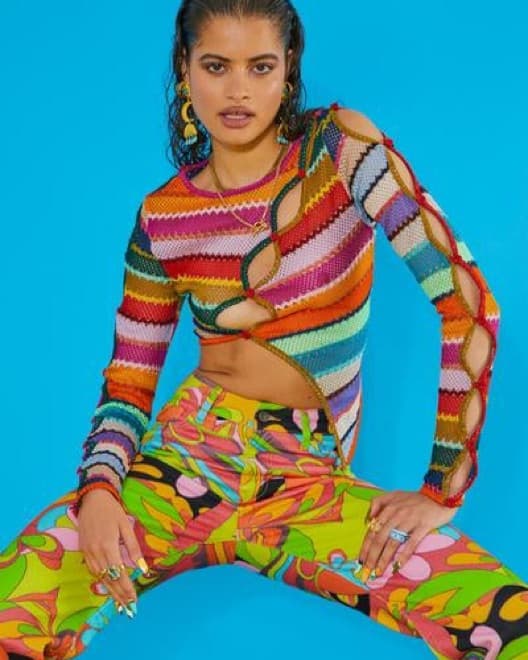 Jaded London Asymmetric Knit Cardigan  - Image 1
