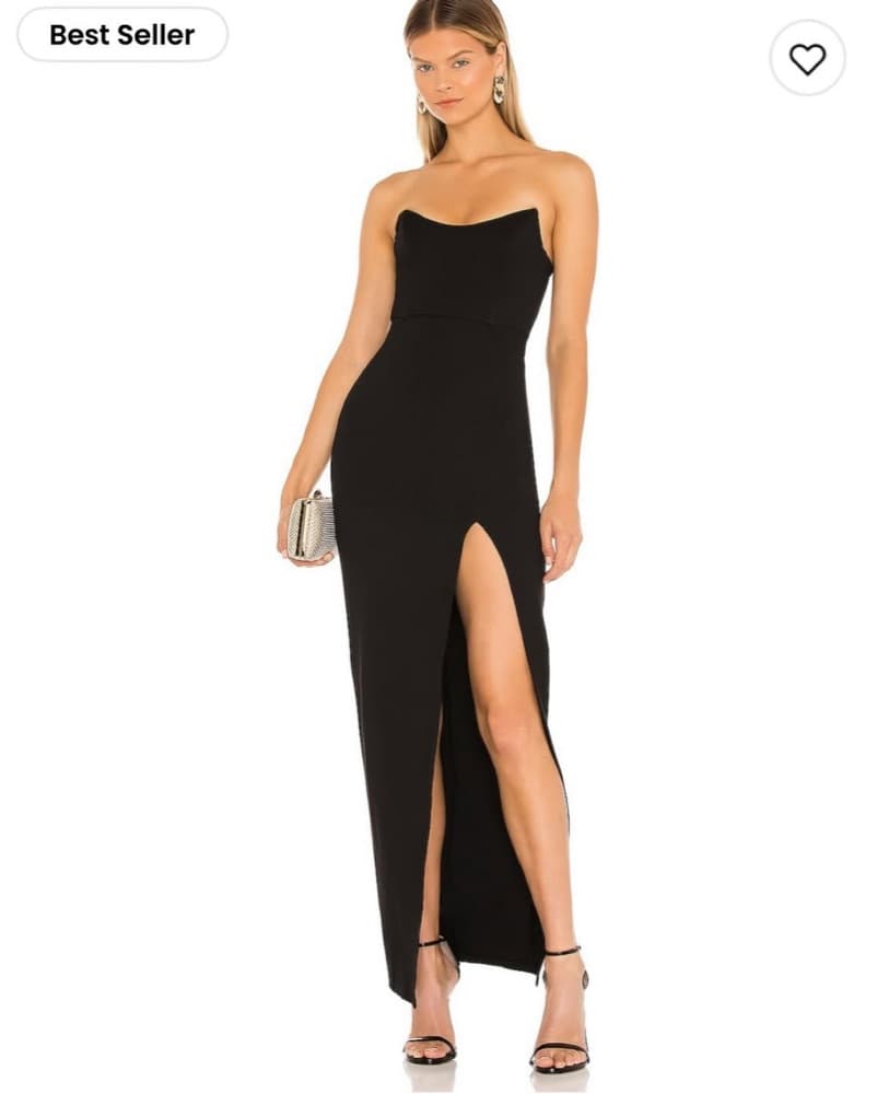Black Revolve Strapples Maxi Dress - Image 1