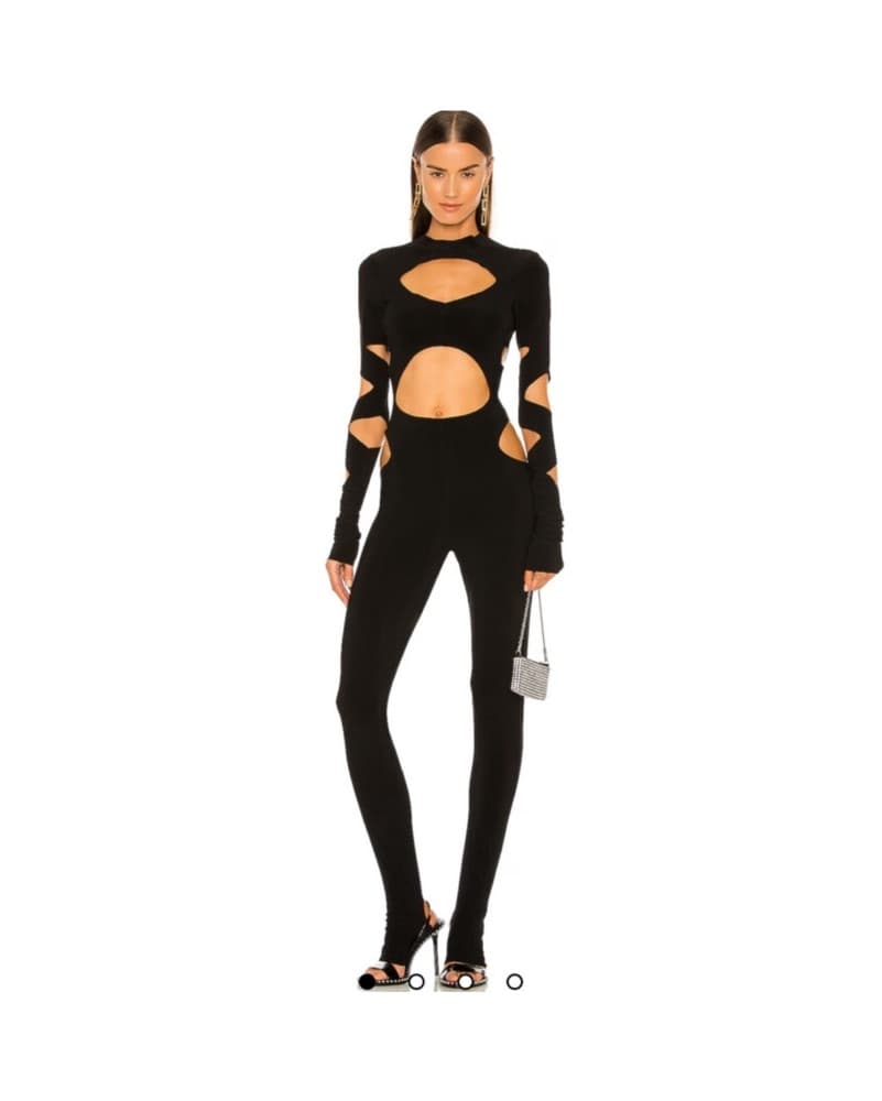 Norma Kamali Black Cutout Jumpsuit - Image 1