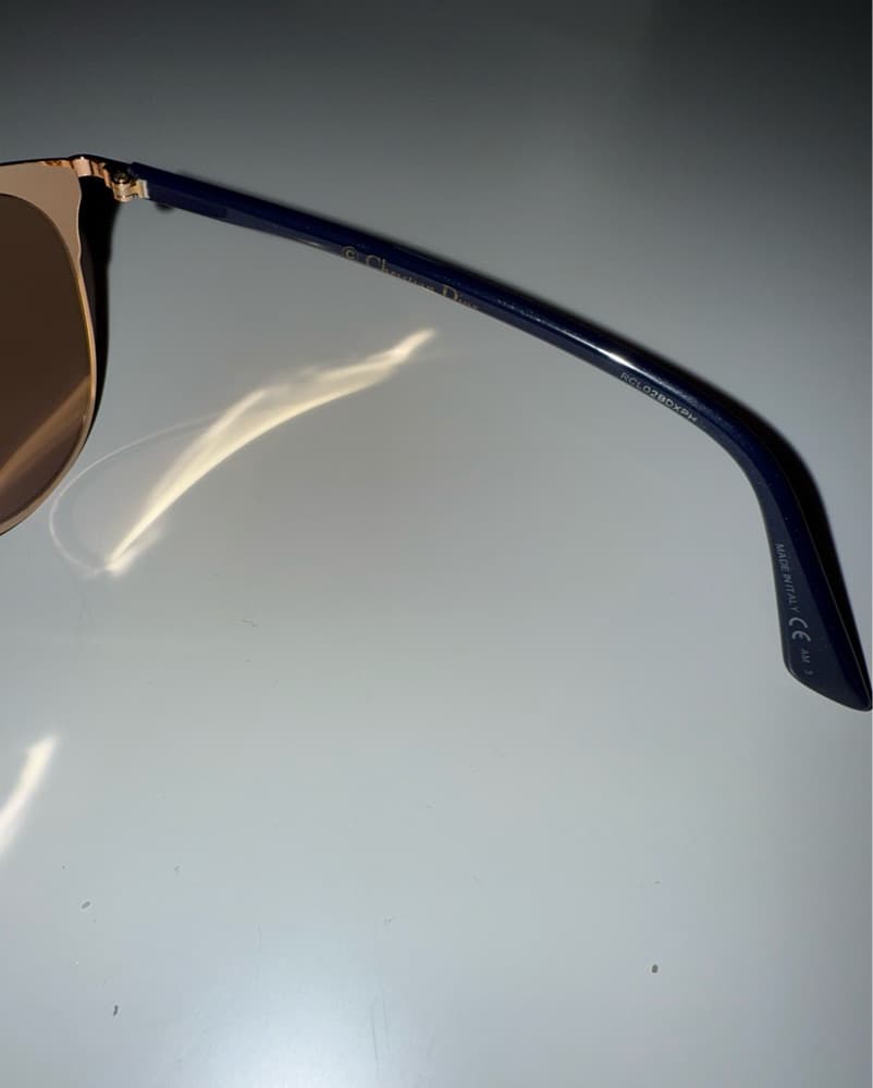 Christian Dior Rose Gold Sunglasses - Image 6