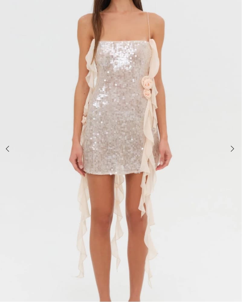 For Love And Lemons Sydney Sequin Mini - Image 4